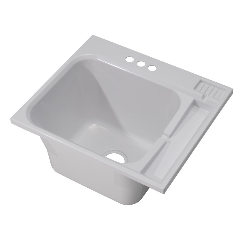 Cashel 25" x 22" DropIn Laundry Sink & Reviews Wayfair
